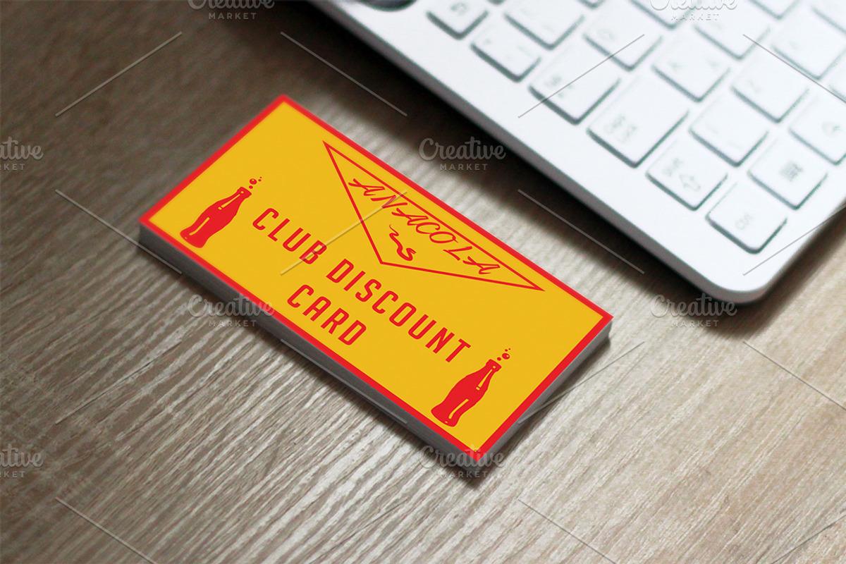 Beach Bar Club Card, a Card Template by Konakchiev (Photo 3 of 3)