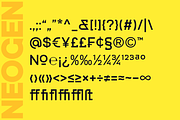 Neogen - Elegant Geometric Typeface, a Sans Serif Font by Sign Studio (Thumbnail 14 of 15)