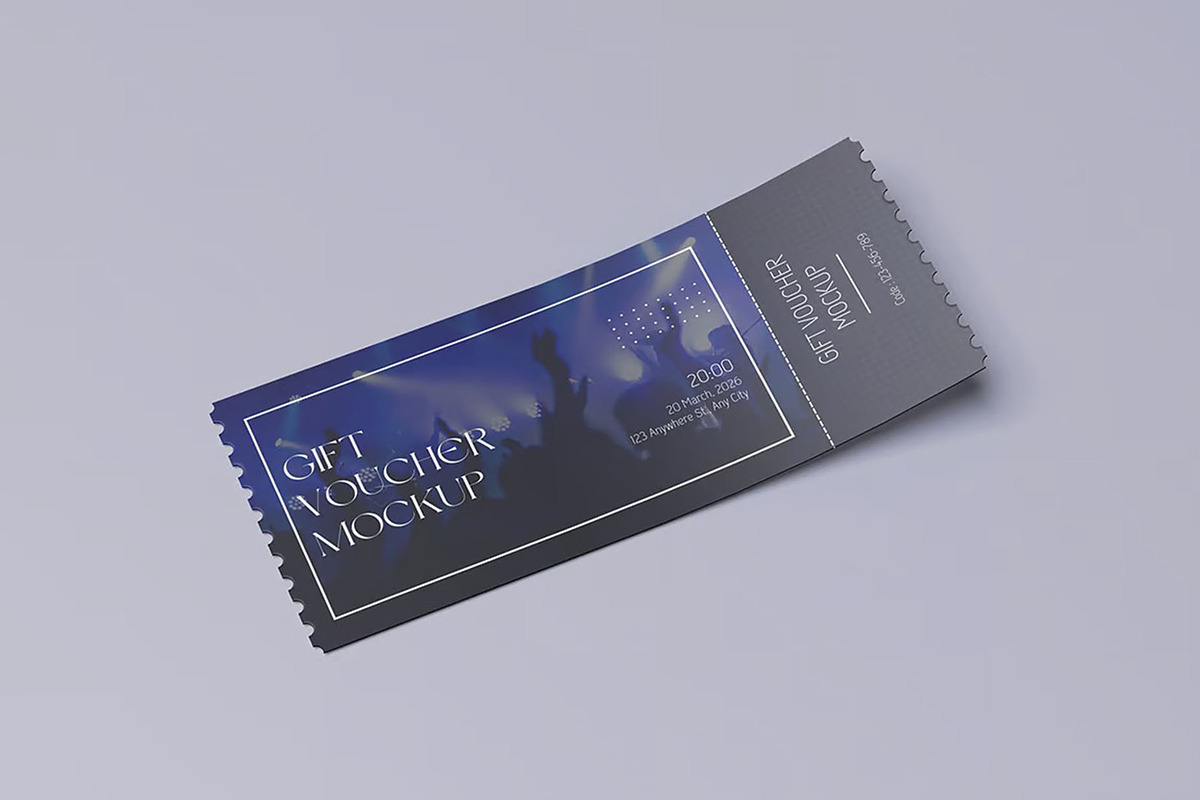 Gift Voucher Mockup, an Advertising Mockup by Hubzway (Photo 4 of 5)