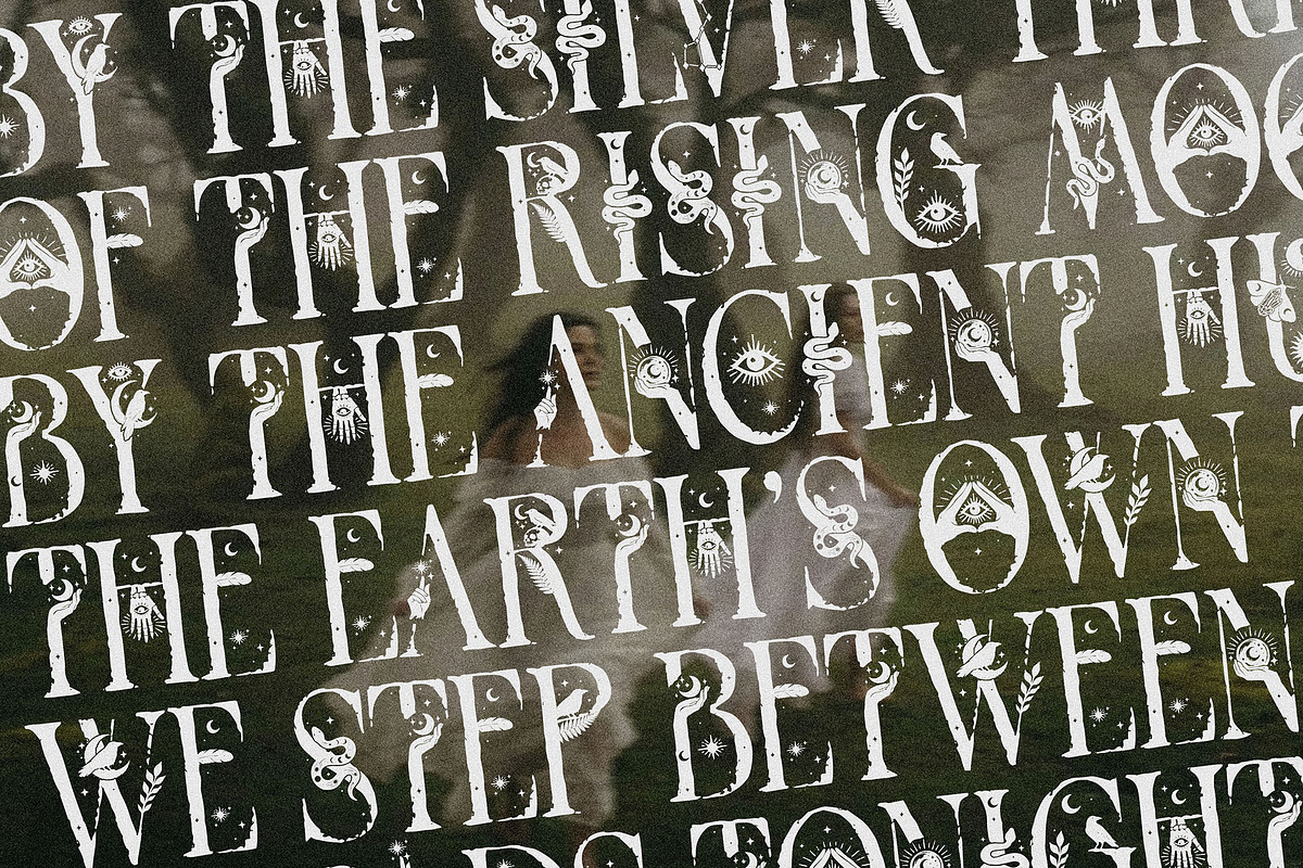 Celestial - Mystic Tarot Font, a Serif Font by AndrewPixelType (Photo 9 of 10)