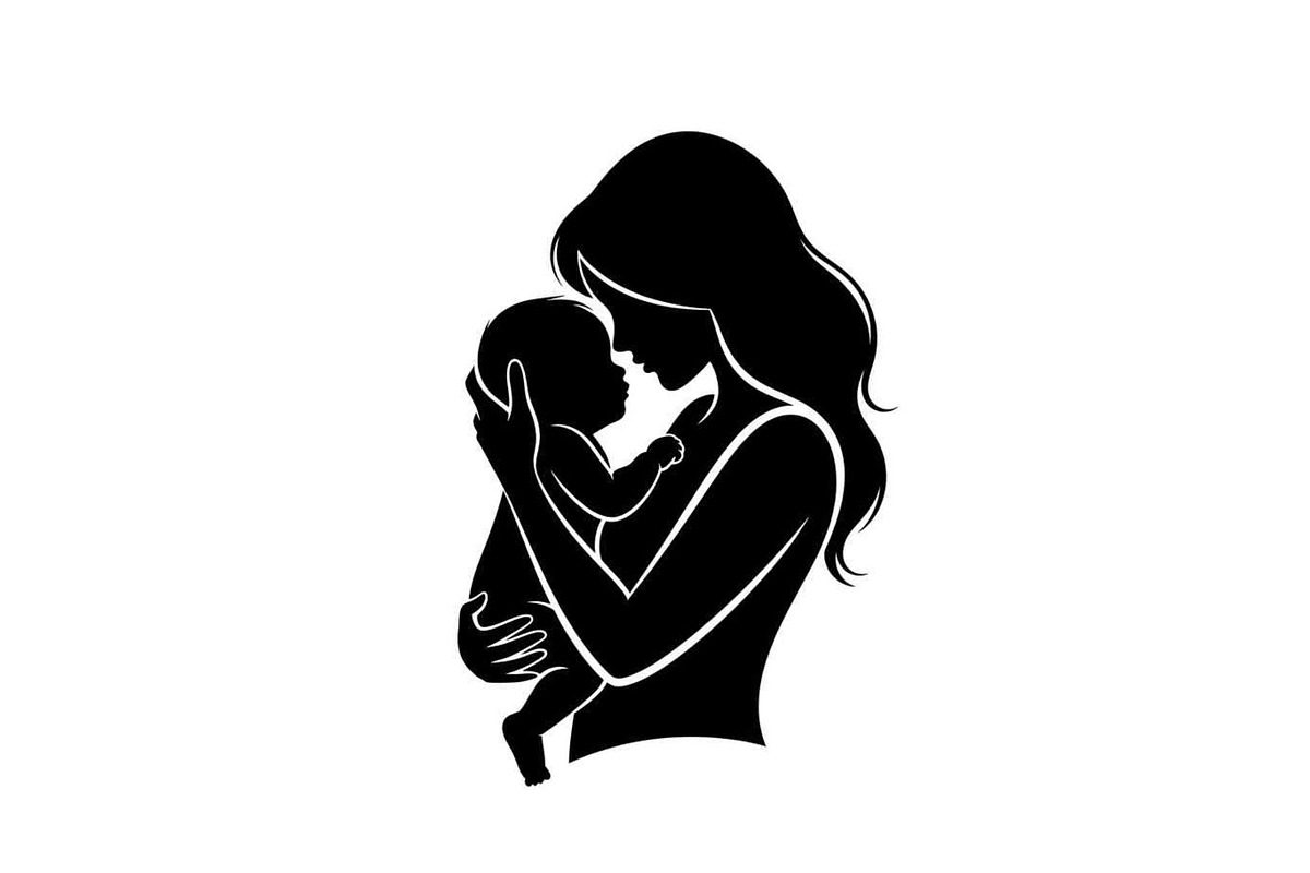 50 Mother and Baby Love Silhouette S, an Illustration by Designs_River (Photo 3 of 51)