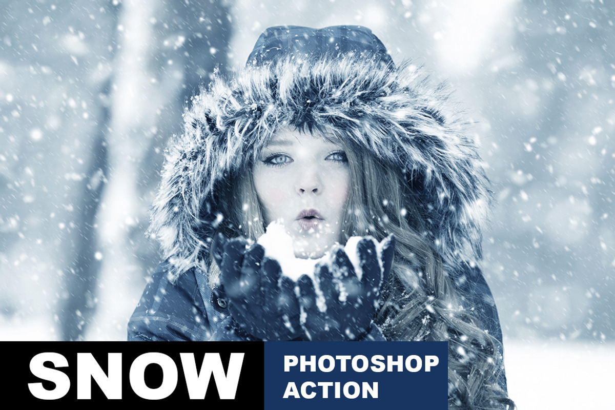 Snow Photoshop Action, an Action Add-On by DESIGNAVO (Photo 1 of 5)