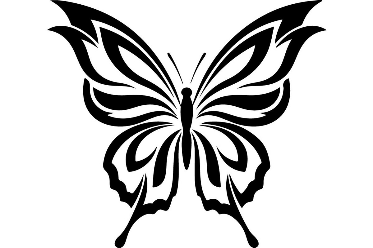 Elegant Butterfly Silhouette, an Object Graphic by Creativeshirt (Photo 13 of 17)