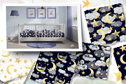 Pandas & Moon Dreamy Watercolor, an Animal Illustration by NATASHA CHU (Thumbnail 10 of 13)