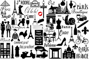 Paris/French Silhouette AI EPS PNG, a Food Illustration by FrankiesDaughtersDesign (Thumbnail 1 of 7)