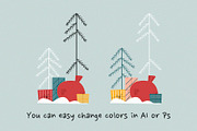 The Santa Trio clipart Collection, an Illustration by svetlatek (Thumbnail 6 of 10)
