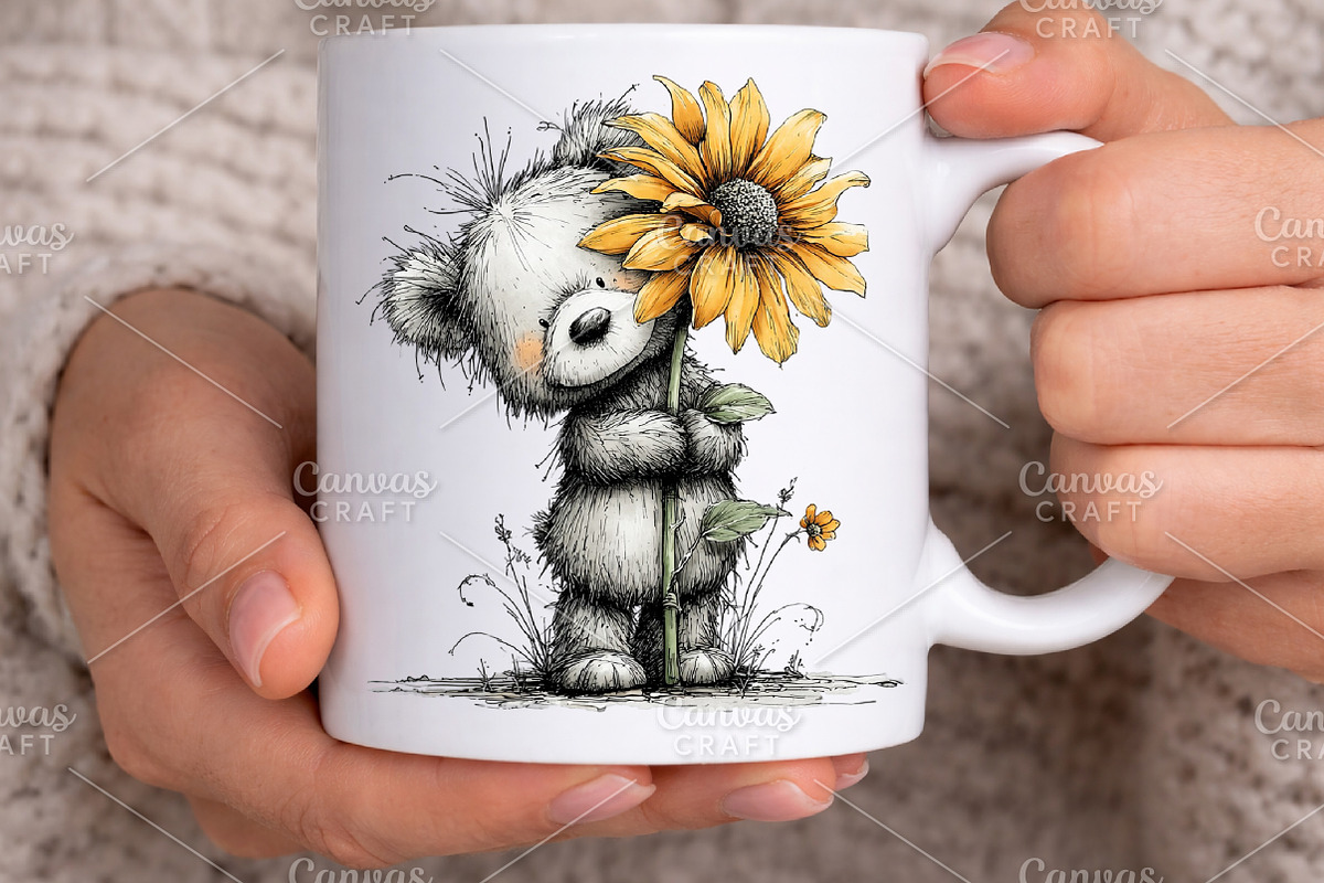 Whimsical Animals Spring Clipart PNG, an Illustration by Canvas Craft (Photo 5 of 7)