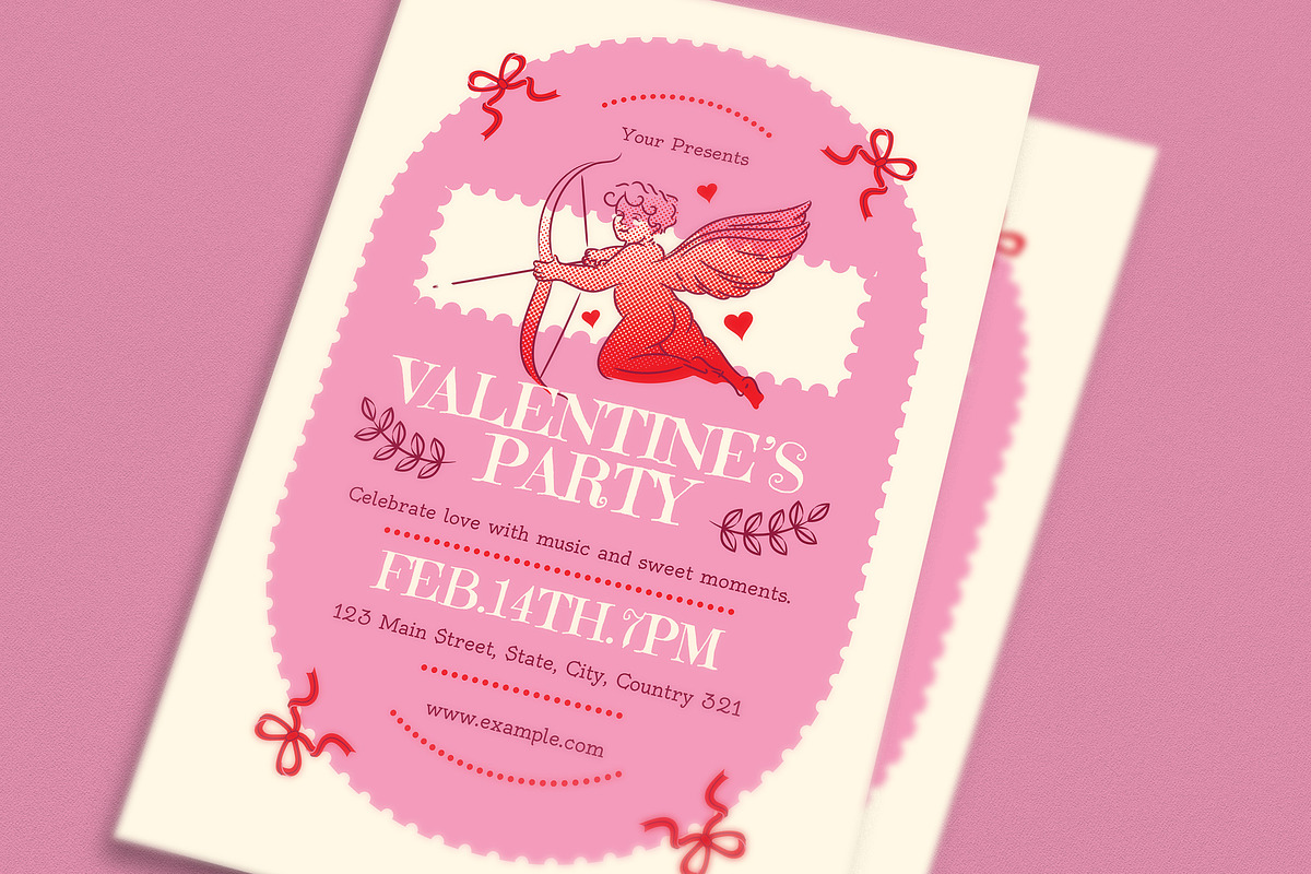 Valentine Event Flyer, a Flyer Template by Guuver (Photo 3 of 3)