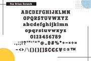 Fox Brian & Fox Brian Scratch font, a Slab Serif Font by Fox7 By Rattana (Thumbnail 9 of 11)