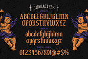 Black Chorola Typeface, a Blackletter Font by alit design (Thumbnail 6 of 15)