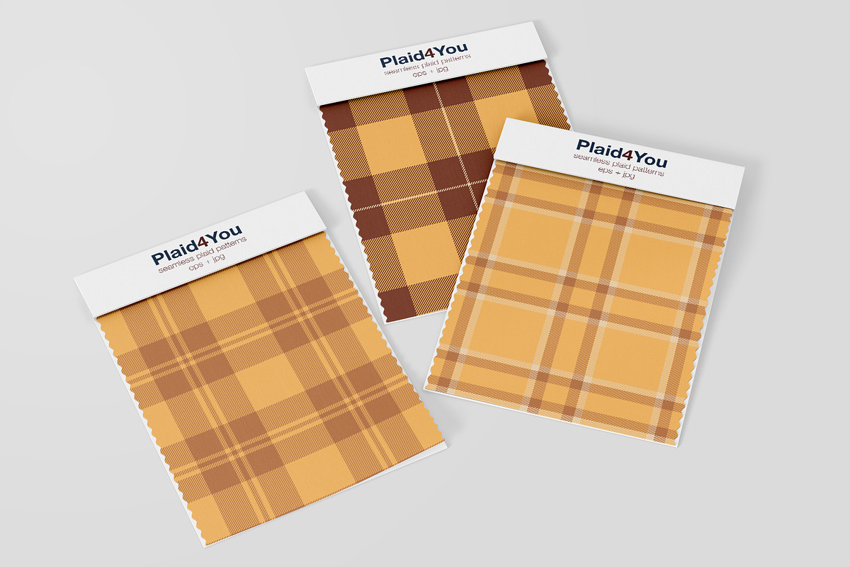 #266 Warm Beige Plaids, a Pattern Graphic by Plaid4You (Photo 5 of 5)