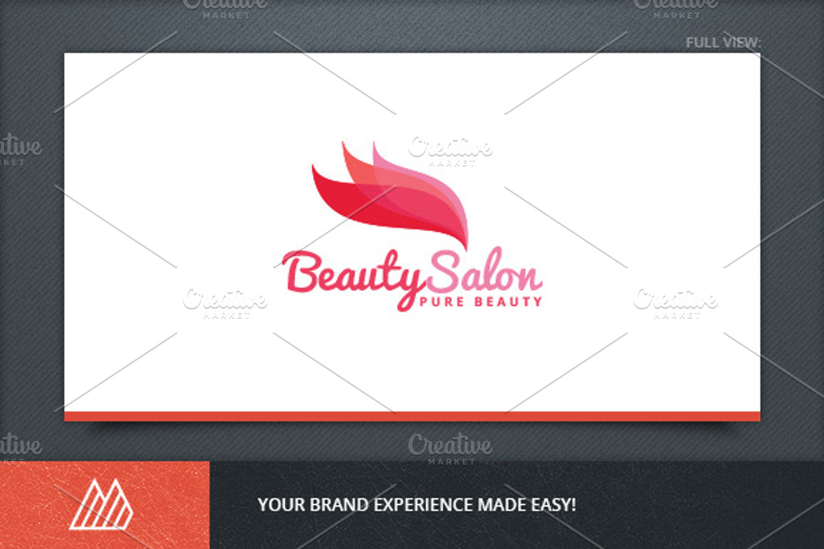 Beauty Salon Logo Template, a Branding & Logo Template by Mantas Bac (Photo 2 of 4)