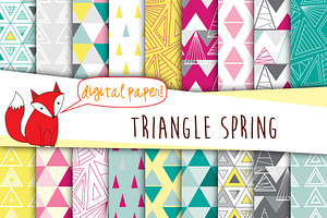 Triangle Digital Paper