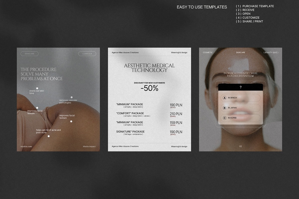 Clean Skincare Story & Post Kit preview 3