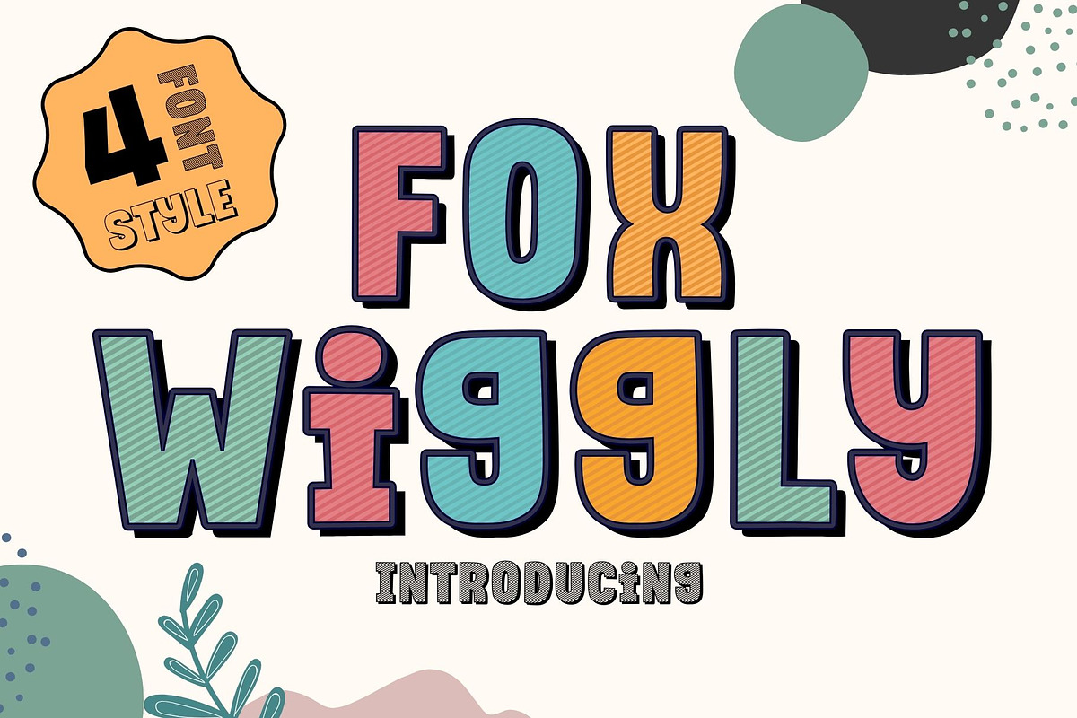 Fox Wiggly 4 Font Style, a Handwritten Font by Fox7 By Rattana (Photo 1 of 12)