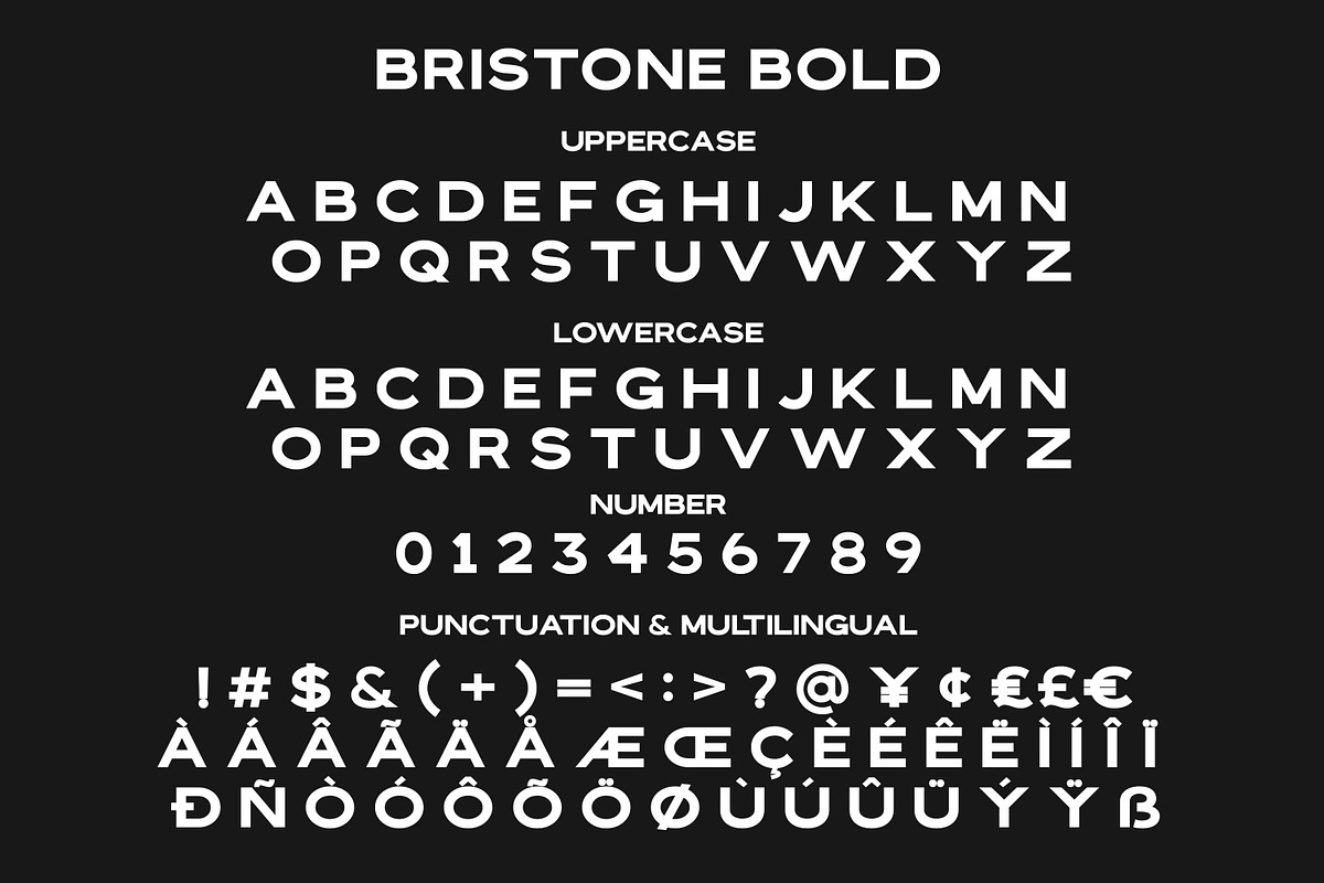 Bristone - Expanded Sans, a Sans Serif Font by Almarkhatype (Photo 15 of 18)