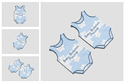 Baby Bodysuit Mockup, a Shirt Mockup by Hazzpro_Std (Thumbnail 1 of 5)