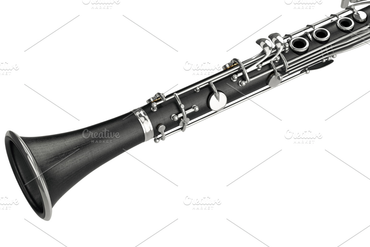 Clarinet musical instrument, set, an Object Graphic by ARTYuSTUDIO (Photo 6 of 10)