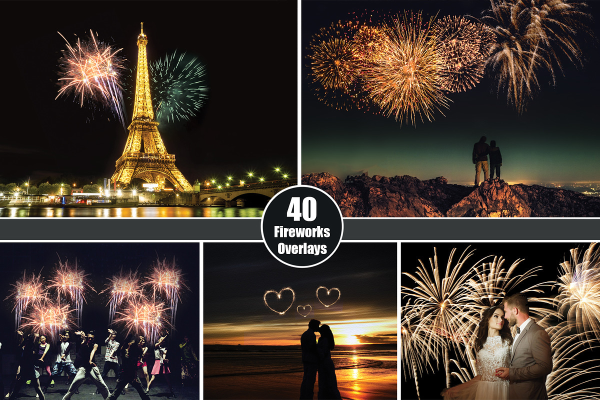 Firework Photo Overlays, a Brushes & More by MockTurtleStudio (Photo 1 of 4)