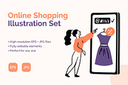 Online Shopping Concept Vector, an Object Graphic by 35lab (Thumbnail 1 of 6)