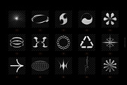 Chrome & Vector Abstract Shapes Pack, an Object Graphic by Samolevsky (Thumbnail 14 of 25)
