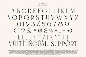 Roashe-Serif Font Family Updated