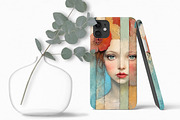 Aqua Bloom Portraits, a Decorative Illustration by rileyBgraphics (Thumbnail 5 of 6)