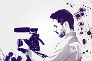 Vector Splash Photoshop Action, an Action Add-On by designvillage (Thumbnail 9 of 15)