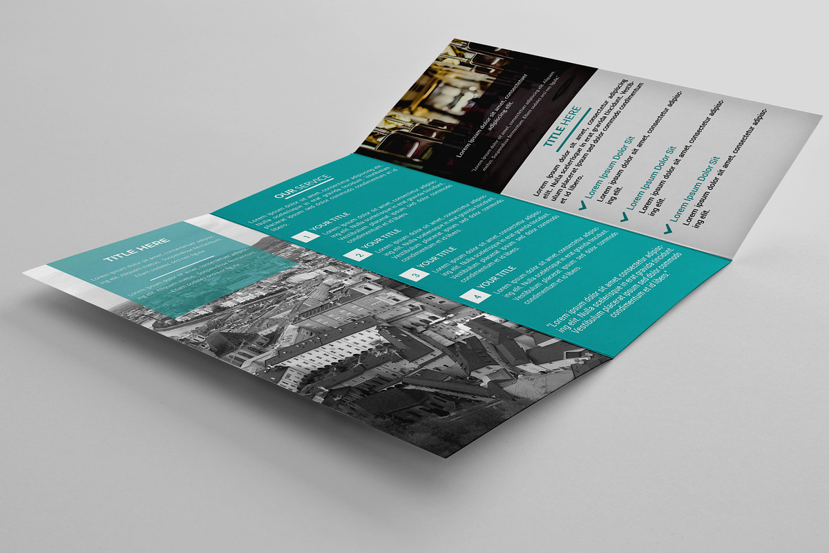 Bisnis Trifold Brochure, a Brochure Template by assaiv (Photo 5 of 7)