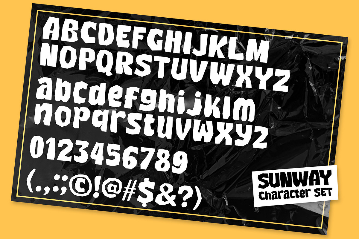 Sunway, a Symbol Font by Nathatype (Photo 9 of 11)
