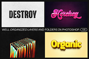 12 Text Effect Templates, a Layer Style Add-On by iDoodle Studio (Thumbnail 4 of 6)
