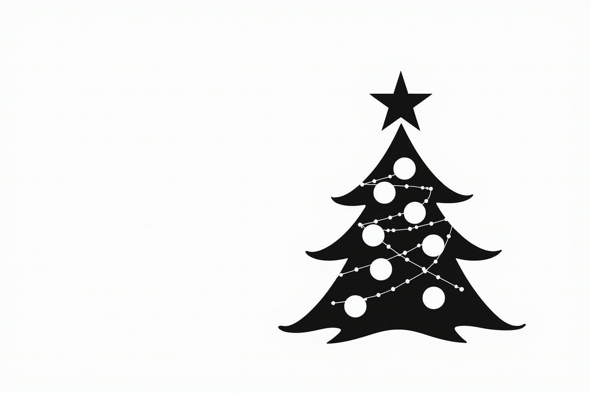 Cozy Holiday Tree Silhouette Designs, an Illustration by Gaye Art (Photo 9 of 21)