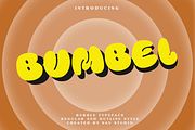 Bumbel, a Sans Serif Font by Say Studio (Thumbnail 1 of 13)