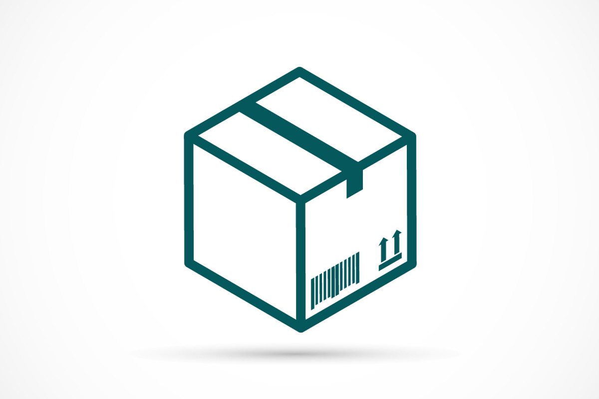 Cardboard box icon, an Icon by Saggitarius
