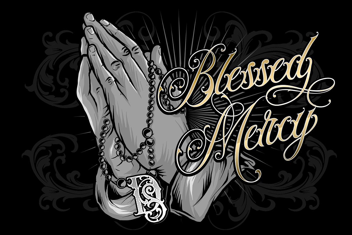 Black Majestic, a Script Font by dansdesign (Photo 2 of 9)
