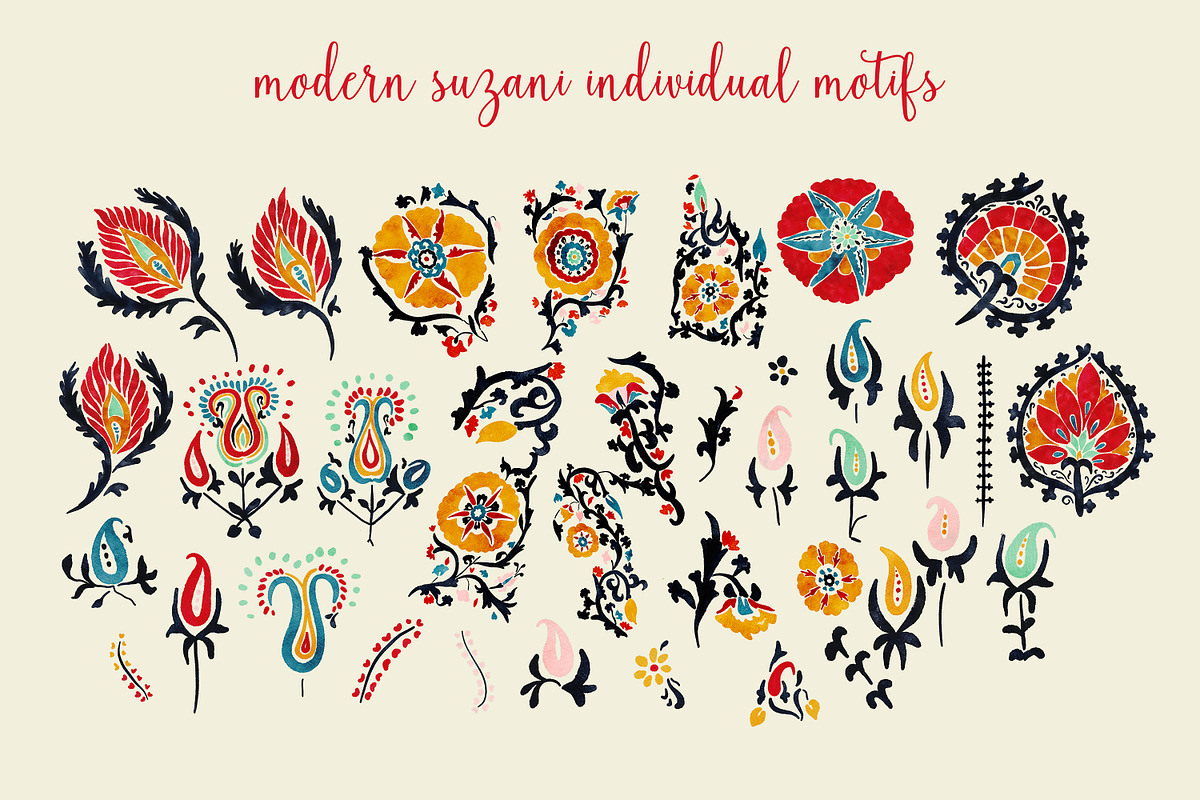 Modern Suzani collection, a Decorative Illustration by Mona Ahmed (Photo 9 of 11)