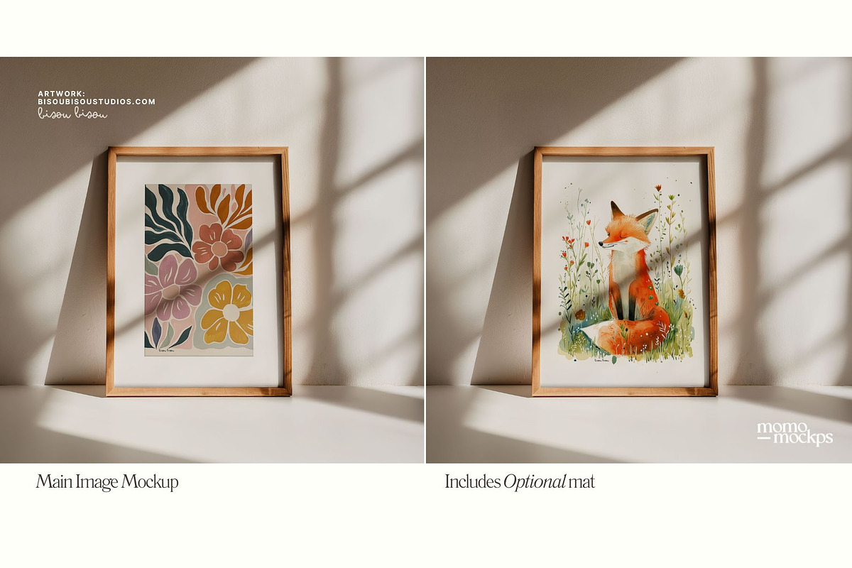 Leaning Frame Poster Mockup | PSD, a Household Mockup by momomockps (Photo 7 of 8)