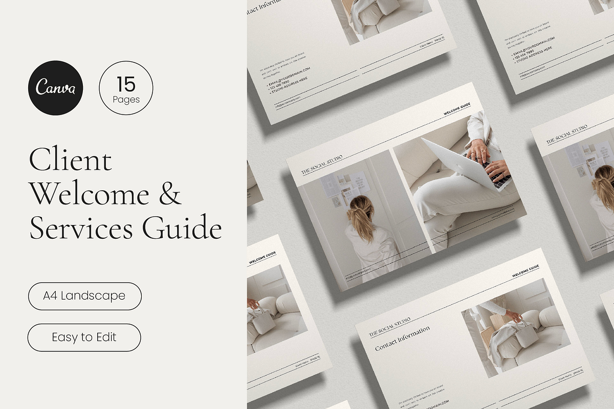 Canva Client Welcome Guide Template