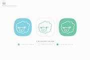 Happy Sheep, a Branding & Logo Template by blends.studio (Thumbnail 2 of 4)