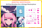 Procreate Retro Pixel Art Brushes, a Brush Add-On by nikiartcorner (Thumbnail 3 of 7)