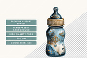 Watercolor Rich Baby Clipart Bundle, a Person Illustration by BusyDaydesign (Thumbnail 7 of 9)