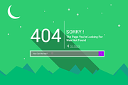 Material Design 404 Page, a Websites & App Template by Saif71 - Shop (Thumbnail 4 of 6)