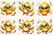 Funny Birds Clipart, an Illustration by DreamArtGraphic (Thumbnail 3 of 5)
