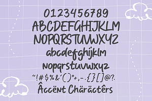 One Crayon Playful Handbrushed Font