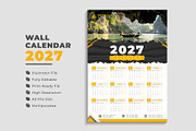 Wall Calendar 2027, a Stationery Template by pixelcreatx (Thumbnail 4 of 5)