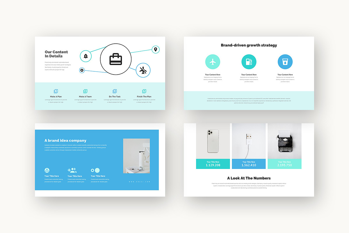 Enasi : Creative Biz Powerpoint, a Presentation Template by Punkl Camp (Photo 5 of 16)
