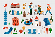 Roaming Taiwan Atrractions Poster, a Wallpaper Graphic by TotallypicRF (Thumbnail 3 of 6)