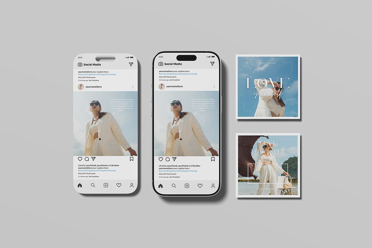 Social Media Mockup, a Device Mockup by ZifaraDesign (Photo 6 of 11)