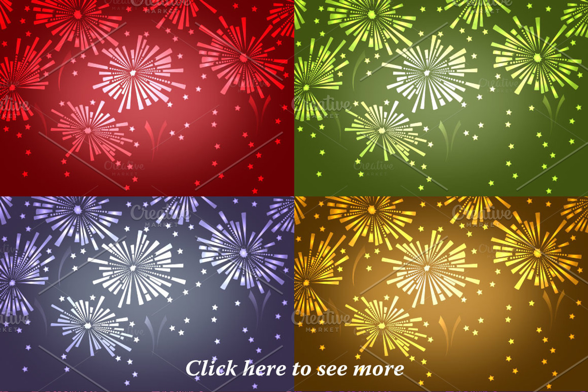Fireworks patterns, a Pattern Graphic by Sunny Design (Photo 3 of 5)