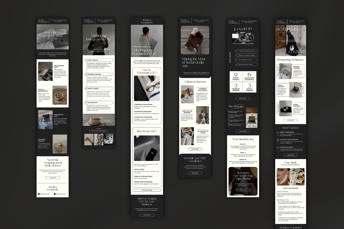 Social Media Manager Newsletters, an Email Template by Meraki Templates (Photo 6 of 9)